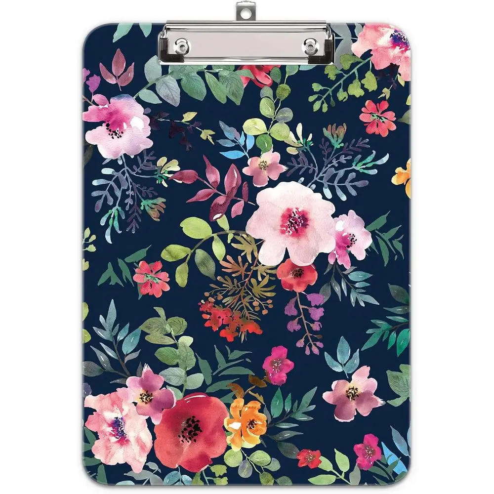 

Декоративный планшет для заметок 9x12,5 дюймов с пружинным зажимом — идеально подходит для студентов, учителей и детей.