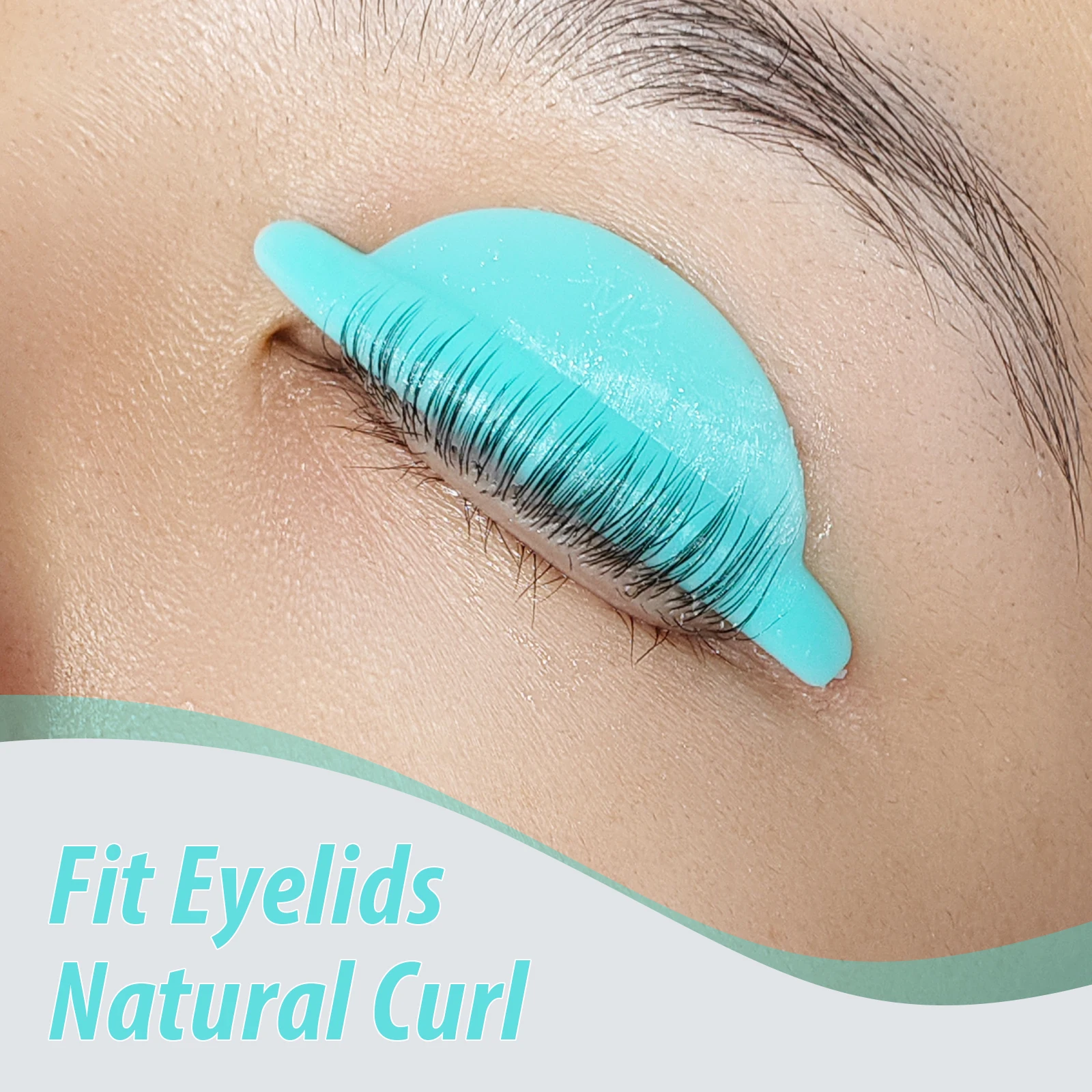 Libeauty Glue Free Silicone Eyelash Rod Pads Sticky Lashes Lift Shield Lifting 3D Eyelash Curler Makeup Tools & Accessories