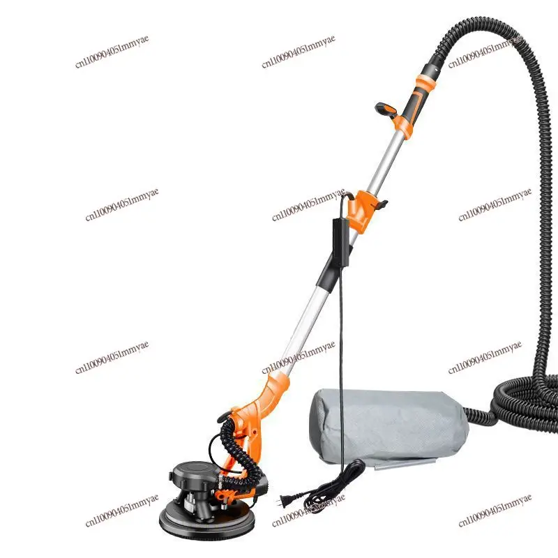 

225MM wall grinder wall putty grinder sandpaper machine self-vacuuming long pole wall grinder with lamp