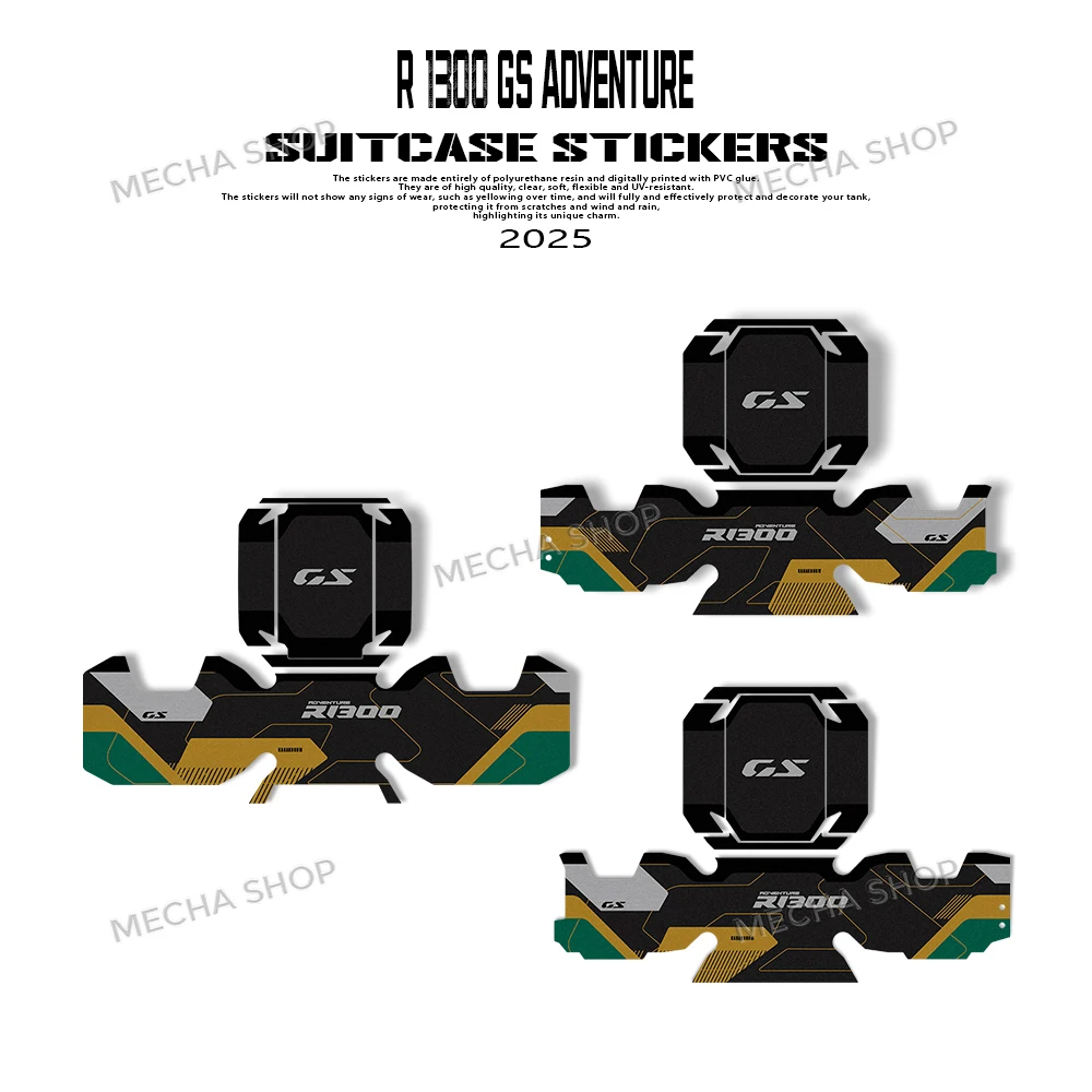 2024 2025 2026 Suitcase Stickers Complete Kit For R1300GS ADV R 1300 GS Adventure Racing Red Karakorum719 Triple Black TrophyKit