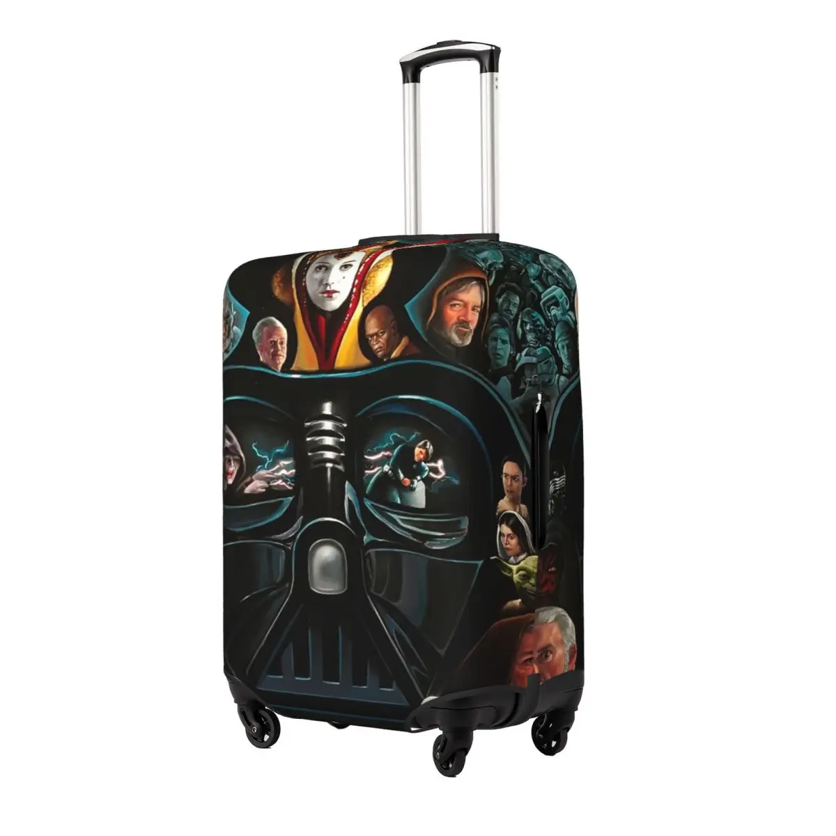 Cartoon W-Wars Anime S-Star Lightsaber Suitcase Cover Vacation Fun Luggage Supplies Business Protection