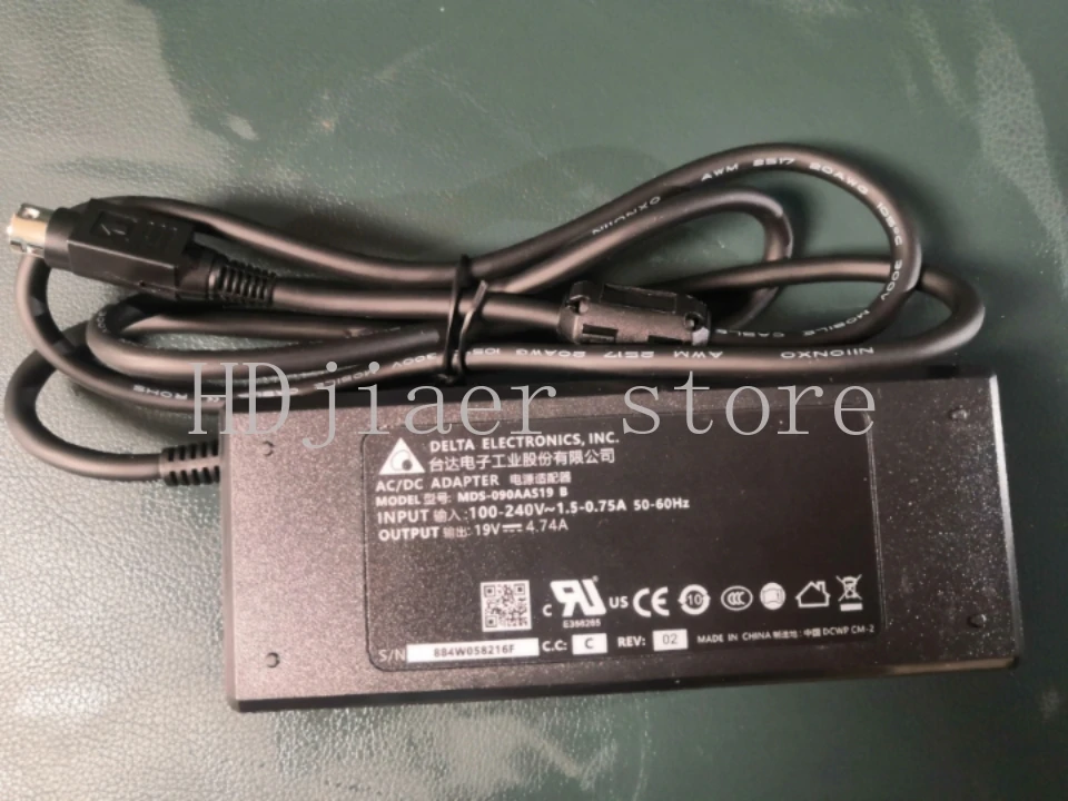 

Power Adapter for Mindray Ultrasound (Kaili Instrument) - Delta MDS-090AAS19B, 19V 4.74A, 3-Pin