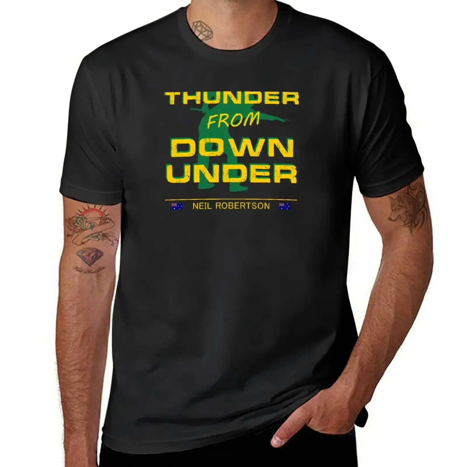 

Thunder From Down под номером Робертсона, футболка, уличная одежда, рубашка на заказ, тяжелая Мужская футболка