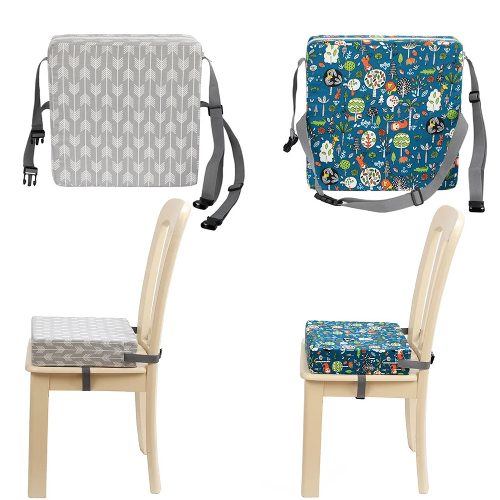 

Height Increasing Seat Cushion Kids Chair Pad Children Dining Adjustable Straps Strong Buckles Safe Comfortable Eco Friendly