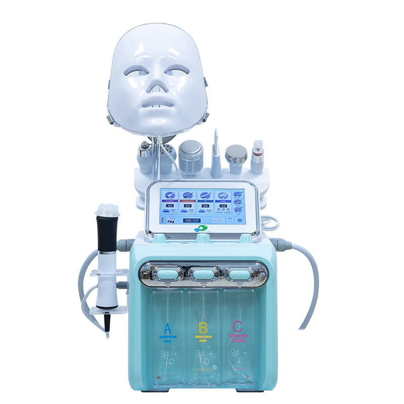 

8 IN1 Hydrogen Oxygen Skin Cleansing Machine Skin Whitening Replenish Water Shrink Pores Exfoliate Cuticle Enhanced Absorption