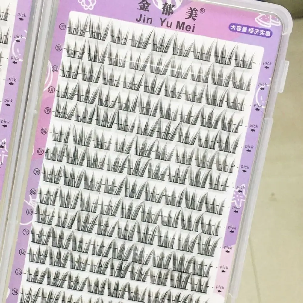 Single Cluster False Eyelashes Self Adhesive 32Rows Artificial Eyelashes Extension Cilios Natural Grafting Eyelashes