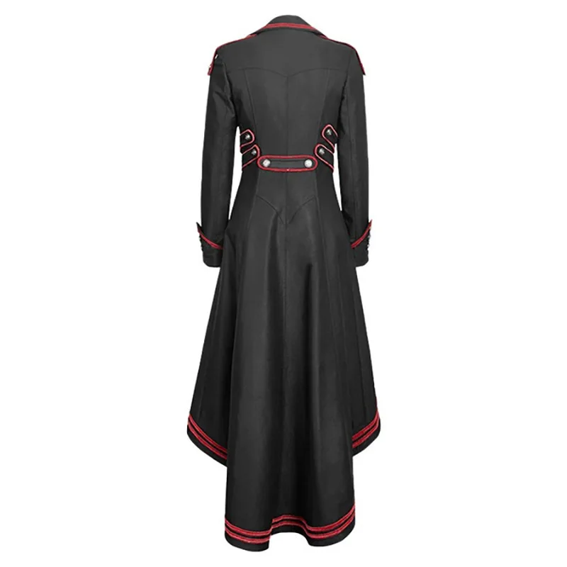 Western Middeleeuwse Gothic Retro Damesjas Smoking Halloween Kostuums Voor Vrouwen Cosplay Kostuums Мускульный Костюм