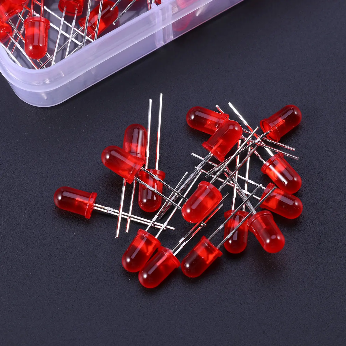 

500 pcs LED Diode Lights Assorted Diffused Emitting Diodes Resistors Long Lasting Easy Install Premium Material