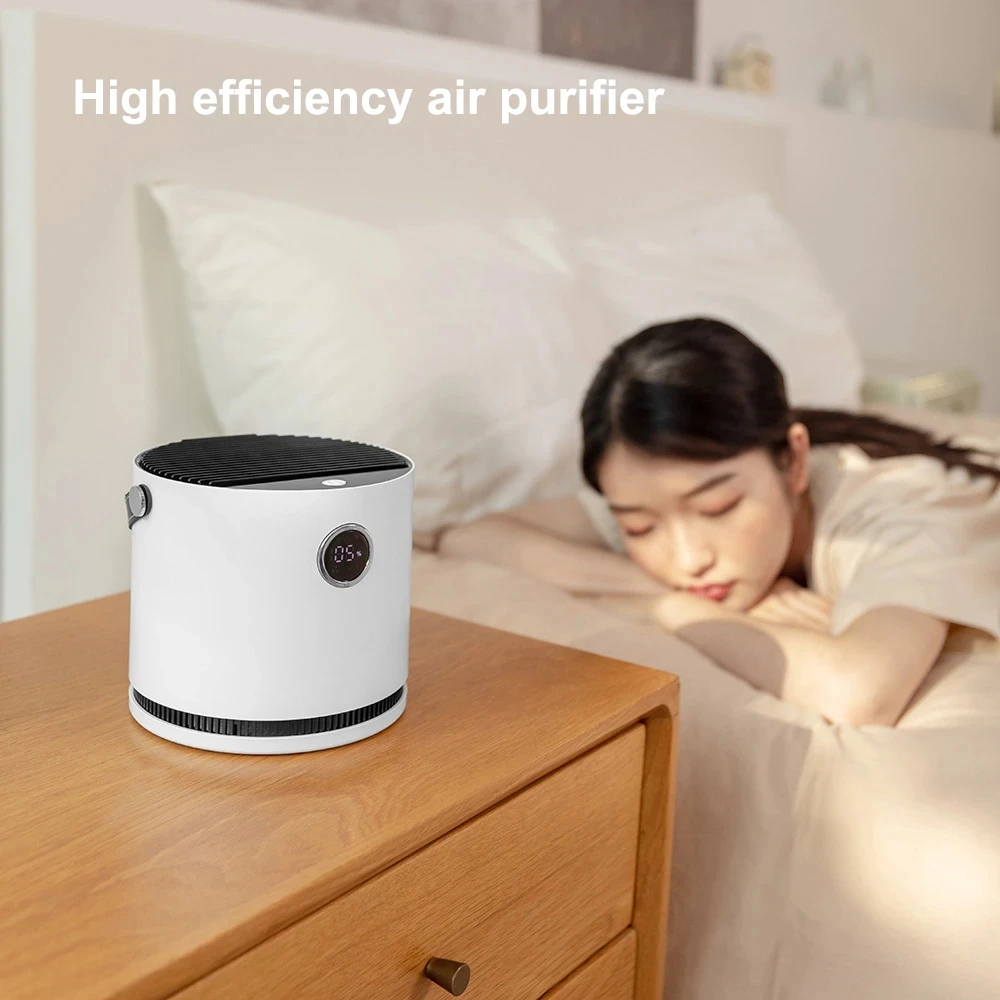 Purificador De Ar Para Casa Mini Ion Negativo Portátil Remover Formaldeído Air Cleaner Filtro Eletrônico Doméstico Aroma Difusor