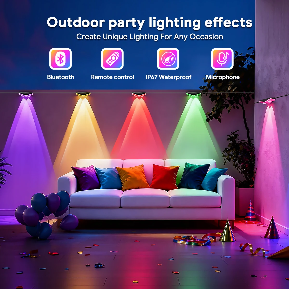 Smart Outdoor Led F…