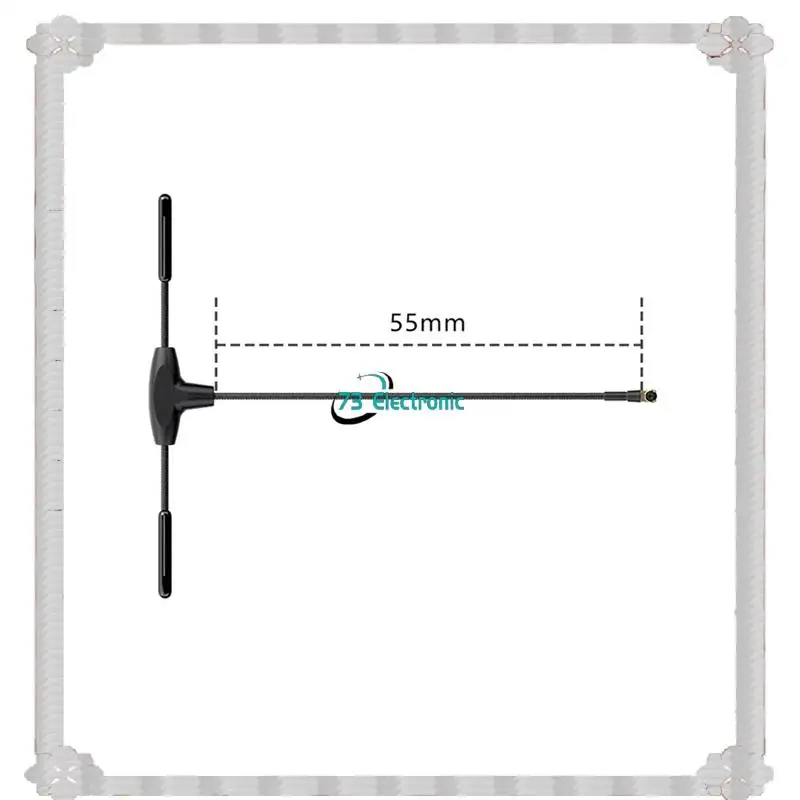24-Hour Delivery 5PCS 2.4G IPEX1 T-Type Antenna 5.23 Dbi Gain ELRS Receiver Replacement Antenna For RC FPV Drone DIY Parts