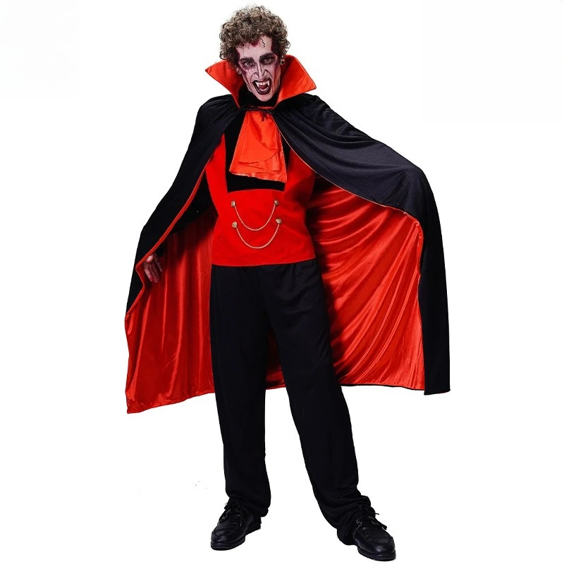 زي الهالوين للرجال البالغين من مصاص الدماء المرعب الخفافيش كبيرة الحجم للرجال مصاص الدماء لعب الأدوار زي المسرح #2