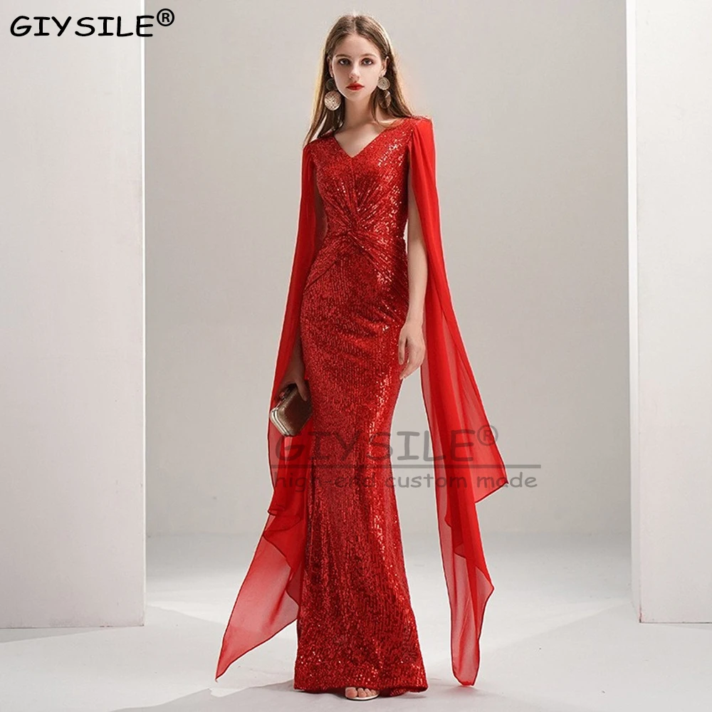 

GIYSILE Customized Evening Dresses Women 2025 New High End Prom Dresses Luxury Red Queen Elegant Long Dress Vestidos De Fiesta