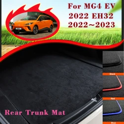 Tappetino posteriore per bagagliaio per MG4 EV 2022 Mg 4 Mat s EH32 2023 Boot Cargo Liner vassoio bagagliaio pavimento tappeto Pad accessori Auto adesivo