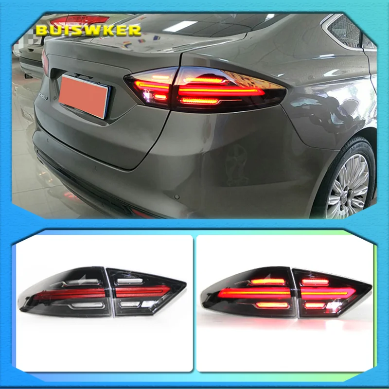 

Задний фонарь для Ford Mondeo 2013-2016, обновленный светодиодный светильник DRL, сигнальный проектор, линза, автомобильные задние фонари, инструменты, автомобильные аксессуары