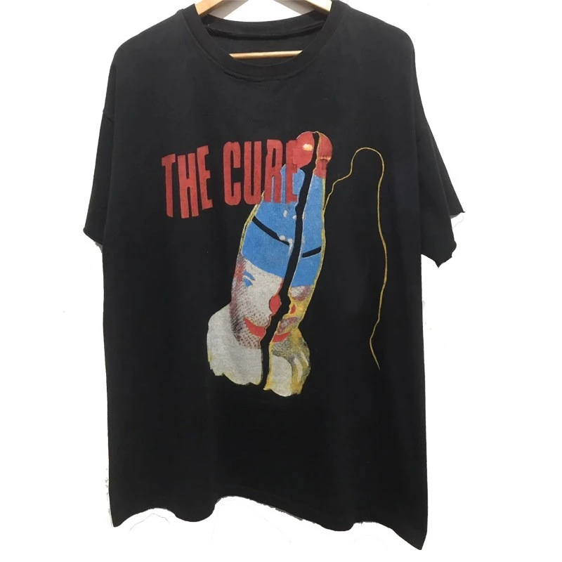 Hot 1992 The Cure Band Vintage American Retro Rock Long-sleeved Casual T-shirt Tshirt