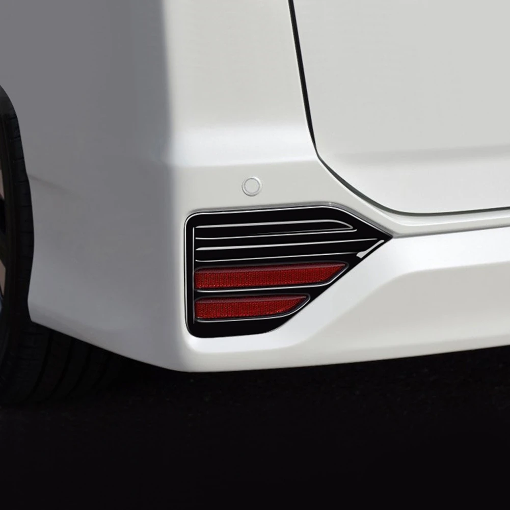Mega Sale Rear Reflector Fog Light Lamp Cover Trim Bezel Frame Exterior Accessories for Toyota Noah Voxy 90 Series 2022 Black