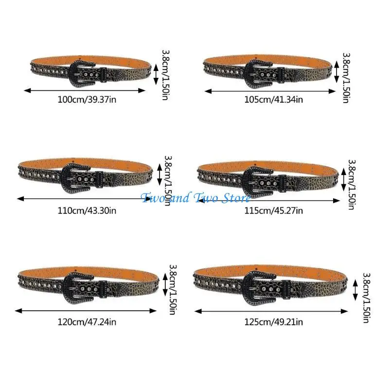 HX6F سلسلة خصر مرصعة بأحجار الراين المذهلة للجنسين