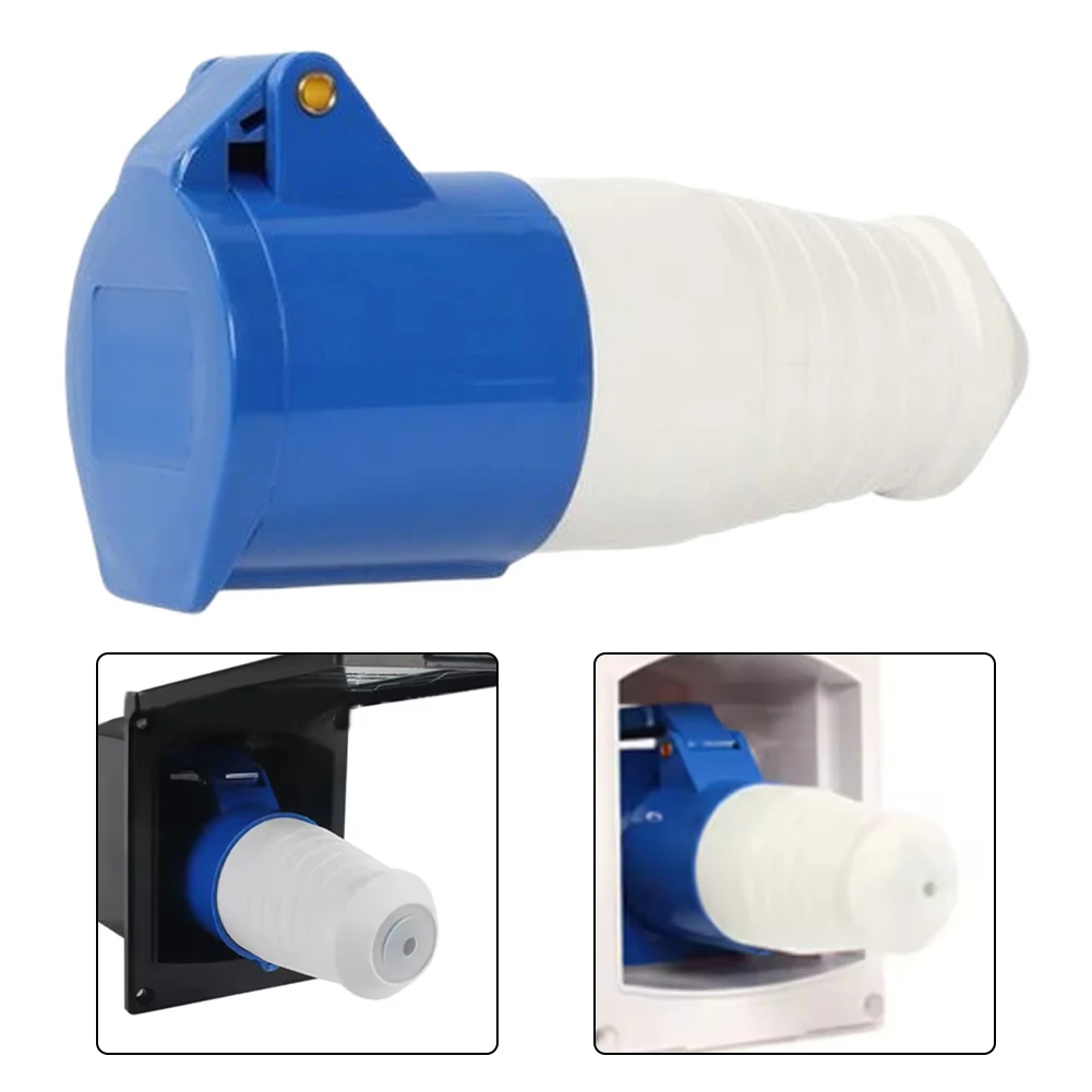 

1 шт., 3-контактная зарядная головка для автодома, 32 А, зарядная головка 220 В-250 В, водонепроницаемая, IP44, аксессуары для модификации зарядной головки для автодома