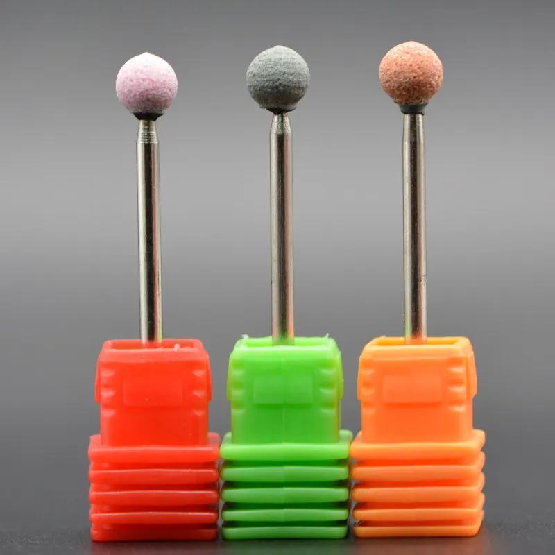 Broca de cerámica para uñas, taladros eléctricos para manicura, fresadora, rebabas para uñas, accesorios de pedicura, herramientas