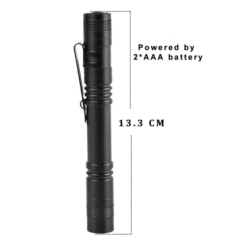 Mini Handy Pocket Lamp Portable Pen Light LED Flashlight With Clip Work Light lanterna Powerful Torches Lamp Medical Nursing