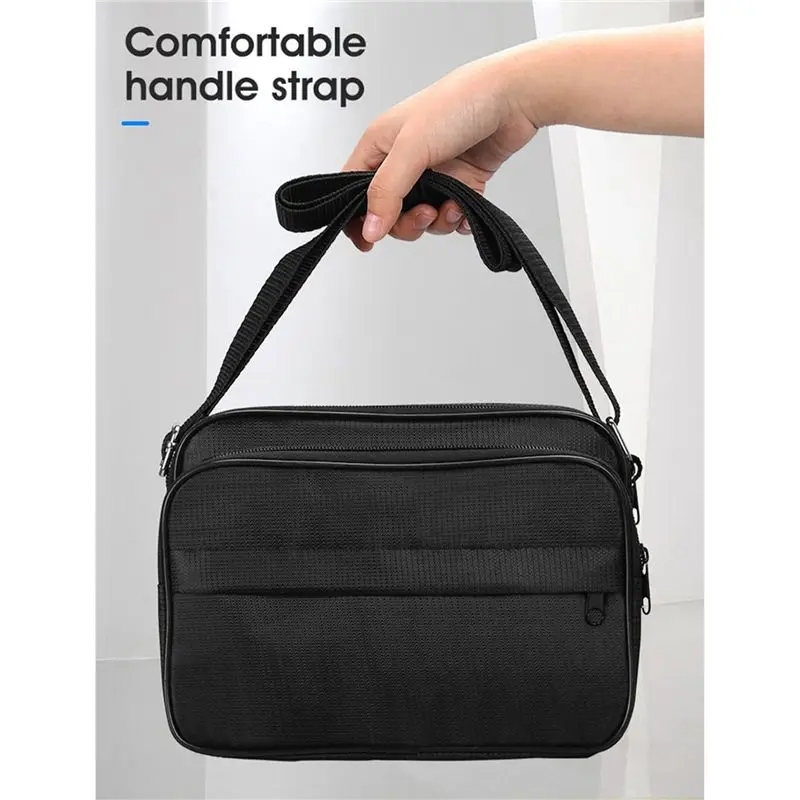 AT02-2X FTTH Special Tool Kit Fiber Optic Tool Empty Package Hardware / Network Tools Bag 24Cmx10cmx18cm(Empty Package)