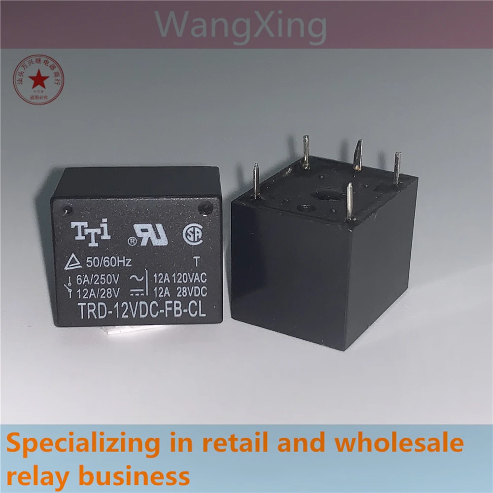 

TRD-5VDC-FB-CL TRD-12VDC-FB-CL TRD-24VDC-FB-CL Electromagnetic Power Relay 5 Pins