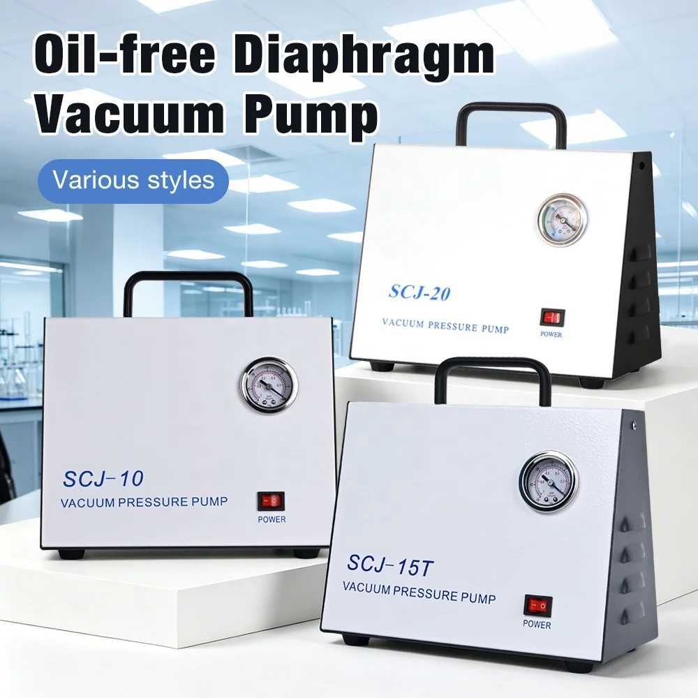 High-quality Vacuum Pump Laboratory Low-noise Oil-free Vacuum Pump Diaphragm Vacuum Pump for Lab Use