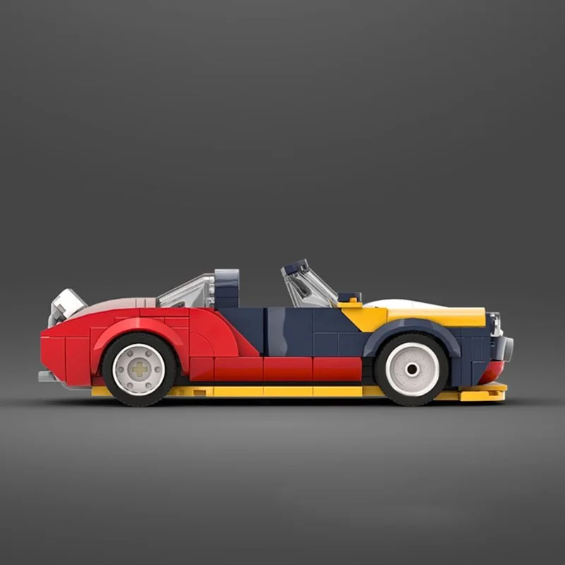 281 PCS Racing Car Karmann Ghia Targa MOC Customize Modular Building Block Brick Model Educational Simple DIY Festival Toy Gift