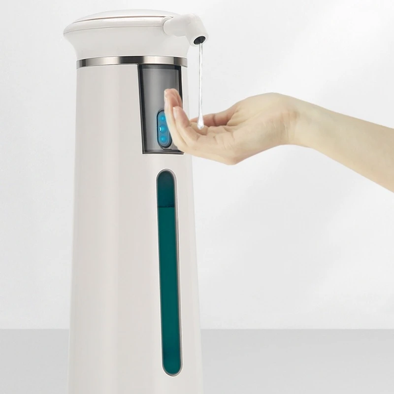 Adjustable Multi-Speed Automatic Touchless Soap Dispenser, Auto Liquid Dish Soap Dispenser with 4 Adjustable Output Levels