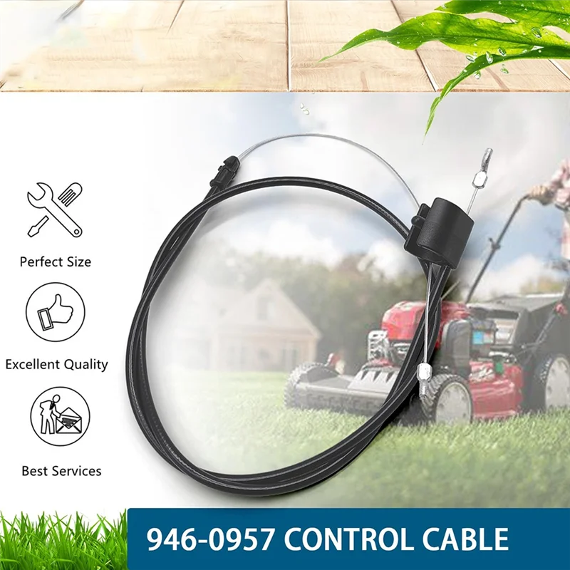 

A03F-Engine Zone Control Cable 946-0957& 746-0957 For Troy-Bilt MTD Yard Man Machine Push-Walk-Behind Mower Models