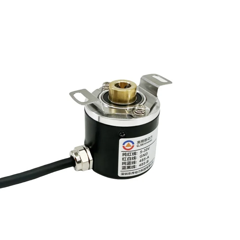 2025 New Absolute Encoder With RS485 Output Single-Turn, Shaft End Blind-Bore Clamp-Type Angle, Speed, And Displacement Sensor
