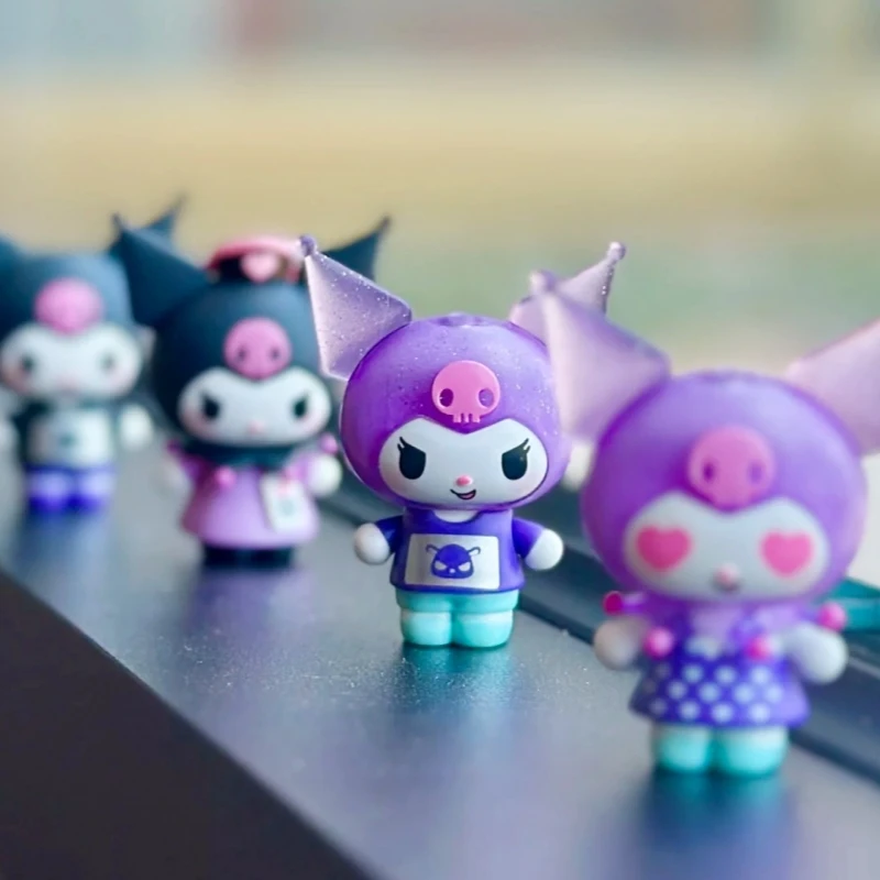 

New Bloks Kuromi Anime Action Figures Collection Model Cute Doll Toy Desktop Ornaments Surprise Blind Box Festival Birthday Gift