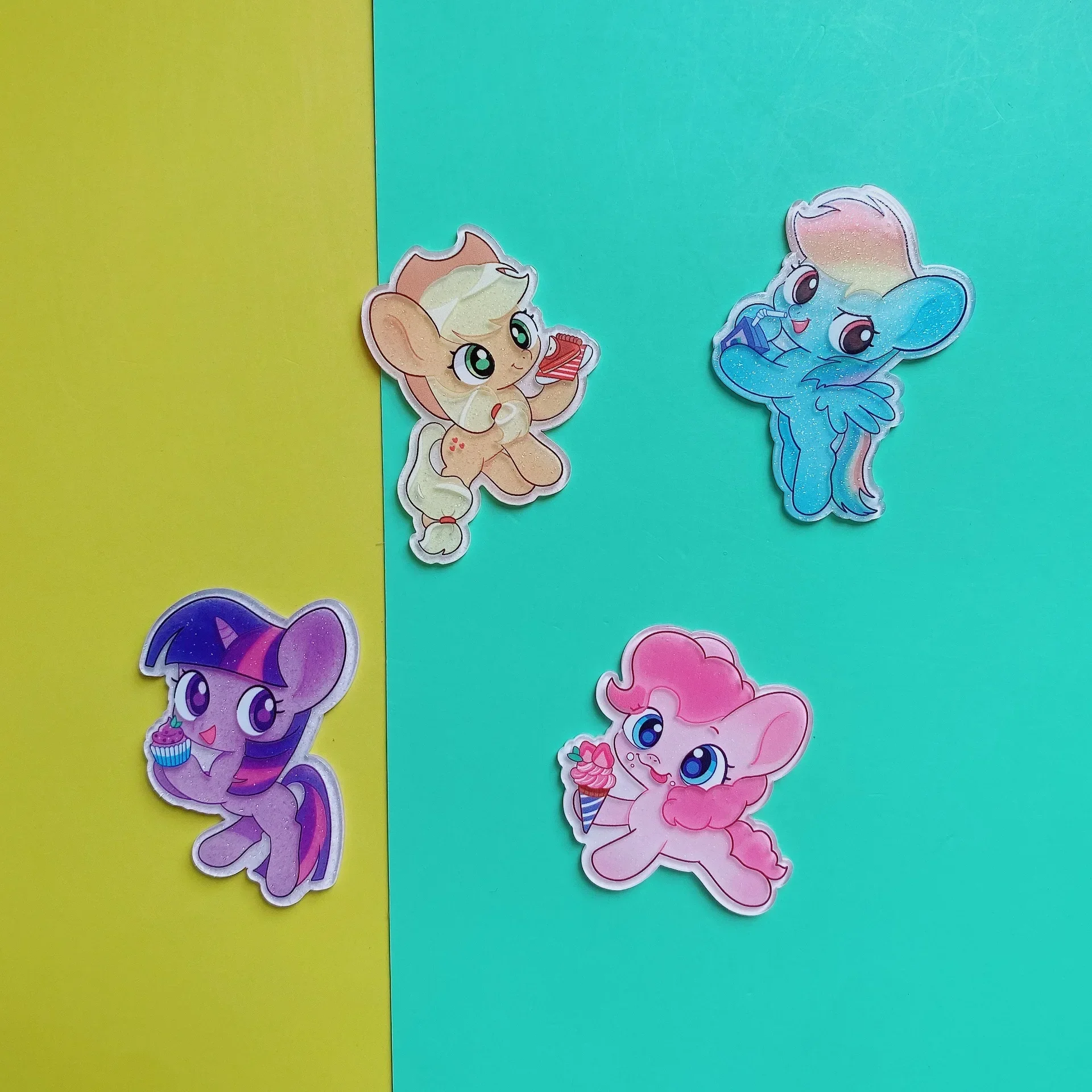 Acrylic Summer Ice Cream Pony Patch Diy Hairpin Brooch Badge Clothing Accessories Accessories