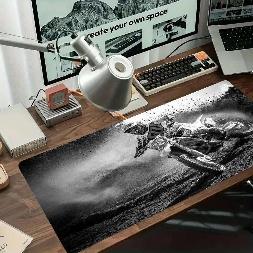 Night View Castle Mountain Desk Mat Mouse Pad Thick Rubber Smooth Glide Large Size For Fantasy Home Office Decor