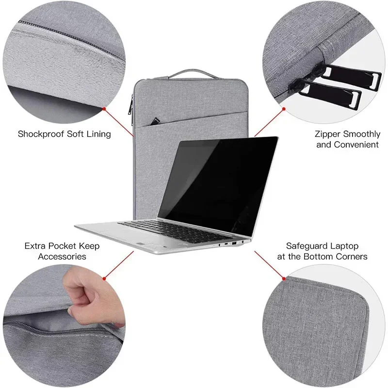 Tablet Handbag Case For Samsung Galaxy Tab A9+Plus 11 A8 10.5 A7 S6 Lite10.4 S7 FE S8+12.4 S9 Ultra 14.6 Cover Bag Sleeve Pouchs
