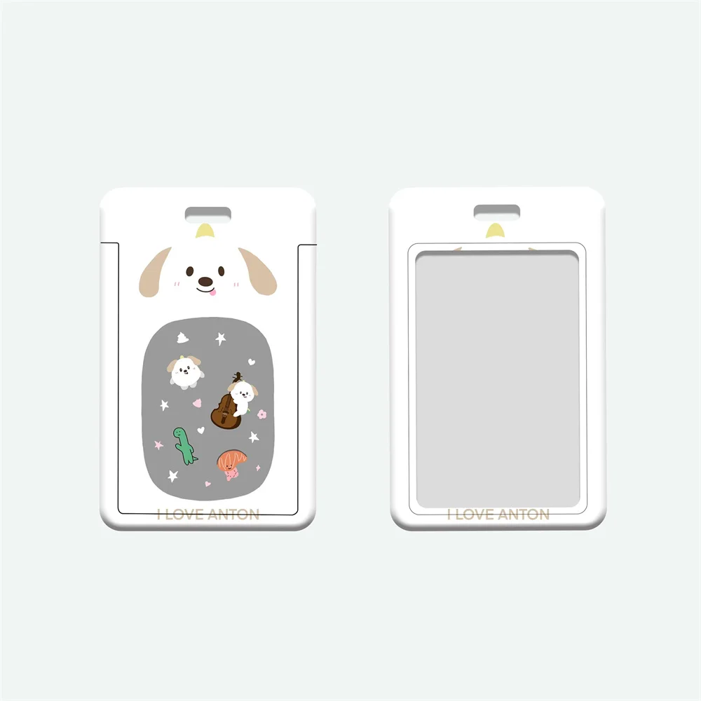 Kpop RIIZE Cartoon Cute Acrylic Card Holder Students ID Propective Cover 3 Inch Small Card Storage ANTON SOHEE WONBIN Fans Gifts