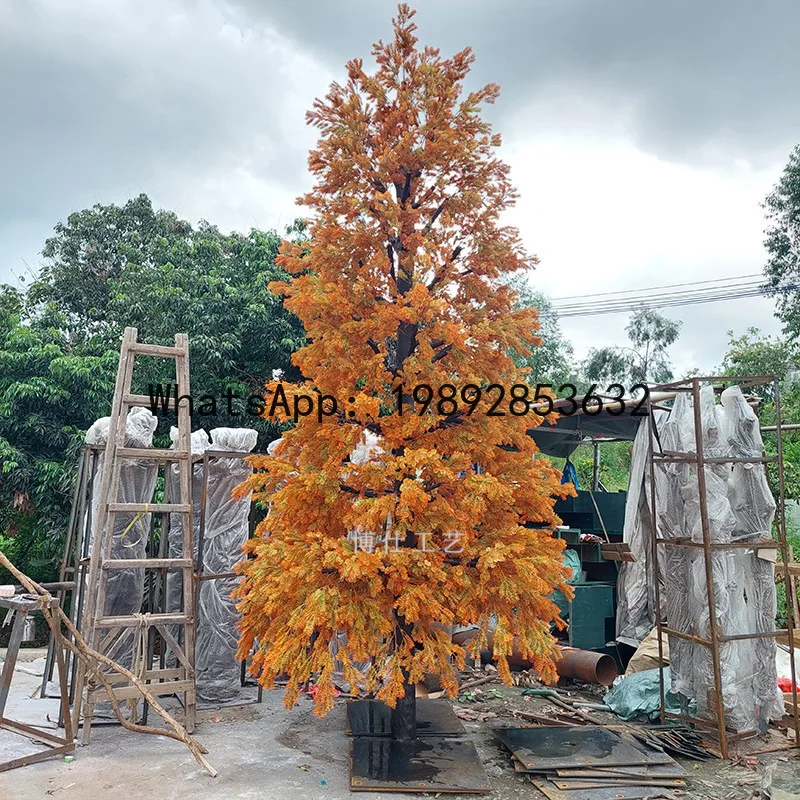 CZ Artificial Dragon Cypress Pine Tree Indoor and Outdoor Garden Project Fake Tree Mall Hotel Decoration Green Plant