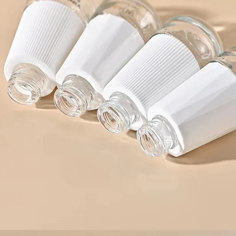 30pcs 30ML White Glass Dropper Bottle Aromatherapy Liquid Essence Massage Oils Serum Pipette Refill Skincare