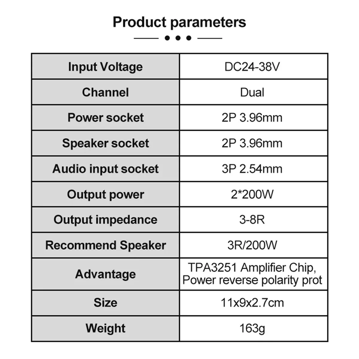 Yours DC 24 V-38 V 2x200W แผงวงจร TPA3251 Class D เครื่องขยายเสียงสเตอริโอซับวูฟเฟอร์โฮมเธียเตอร์เครื่องขยายเสียงลําโพง