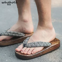 Size 47 48 Japanese Clogs Man Flip-flops Wooden Geta Cosplay Costumes Cos Platform Sandals Slippers for Male