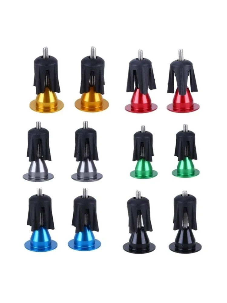 AliExpress 1 Pair Aluminum Alloy Bike Handlebar End Caps Colorful Protective Plugs for Bicycle Handlebars Durable Universal Fit