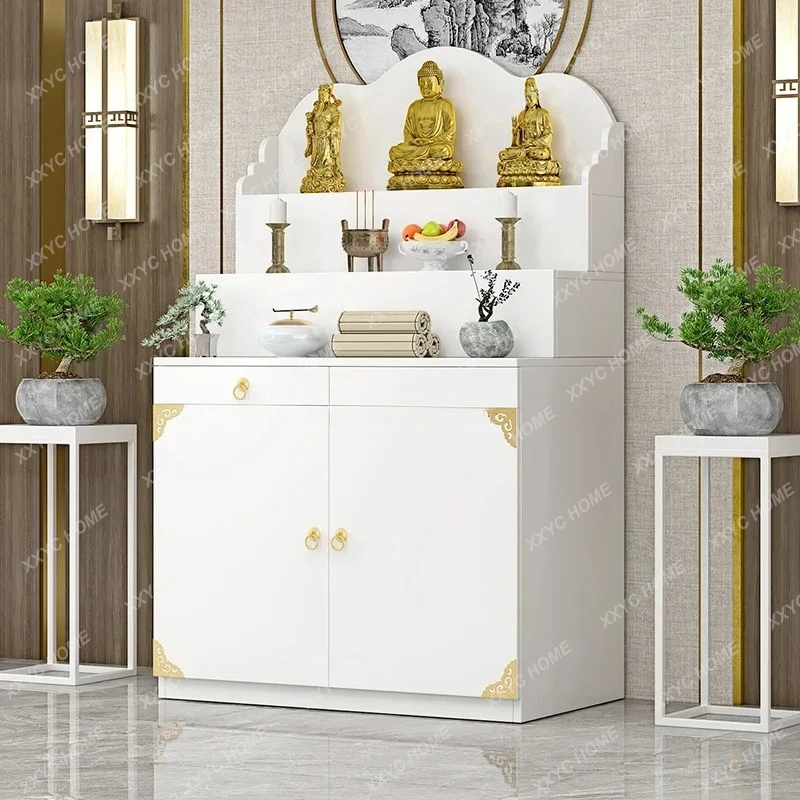 TT Offering table God of Wealth casket household living room fire Zhongtang cabinet