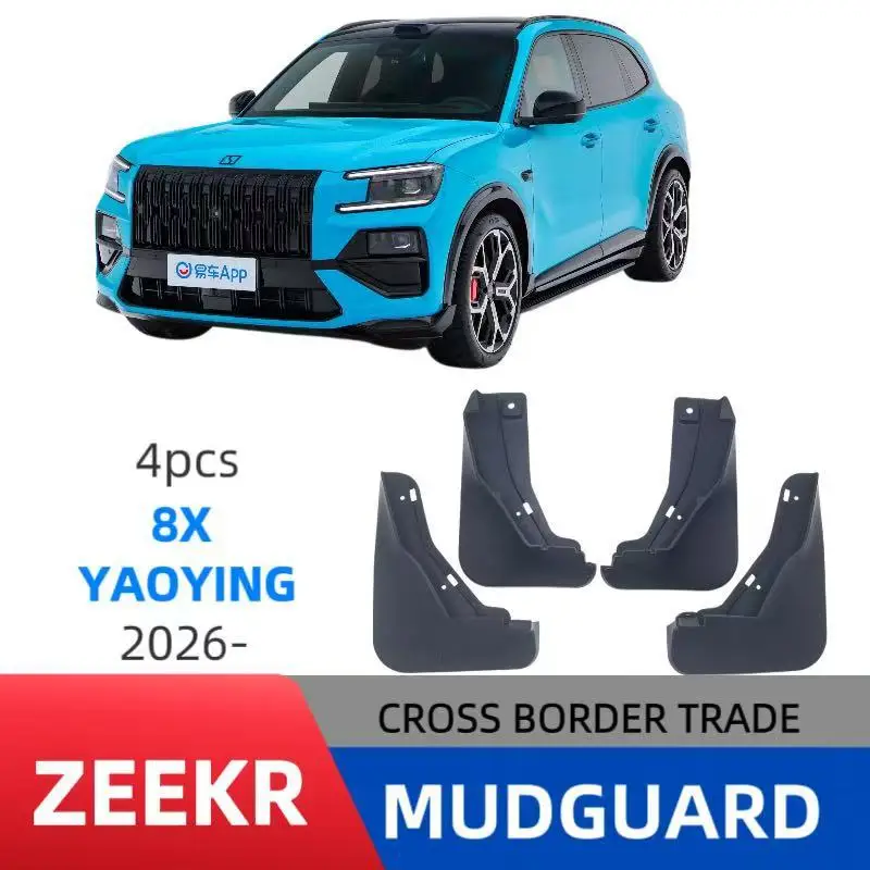 Mud Flaps Mud Guards Splash Guards For Zeekr 8X Yaoying 2026 Car Fender Mudflaps Wheel Splash Shield Auto Exterior Accessories