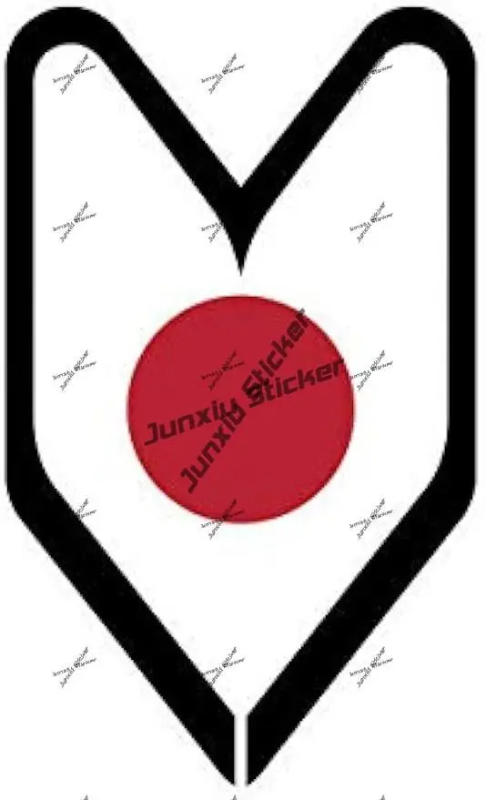 

Japan JPN JN Flag Shield Decal Die Cut Vinyl Japanese Driver Badge Sticker Accessories Cover Scratches Decoration Vinyl Stickers