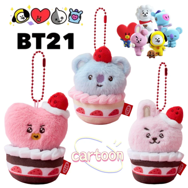 

Подвеска BT21 Cooky and Koya: новый креативный, милый и модный персонализированный аксессуар для студенческого рюкзака или ключей.