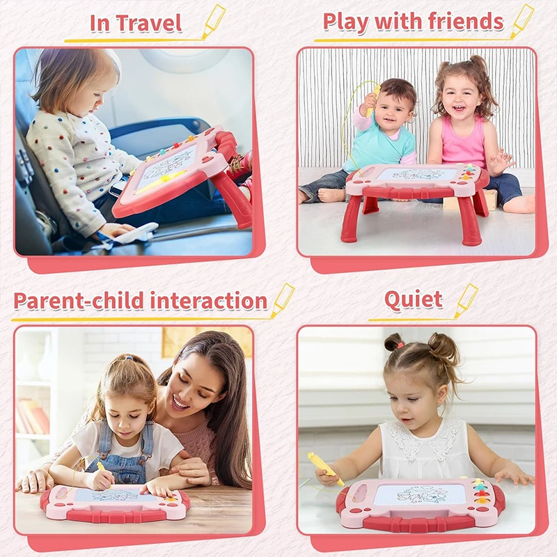 Magnetic Drawing Board, Sketch Doodle Board Toy, Educational Learning Toy, Learning Toy Birthday Gift for 3 4 5 6 Years Old Baby