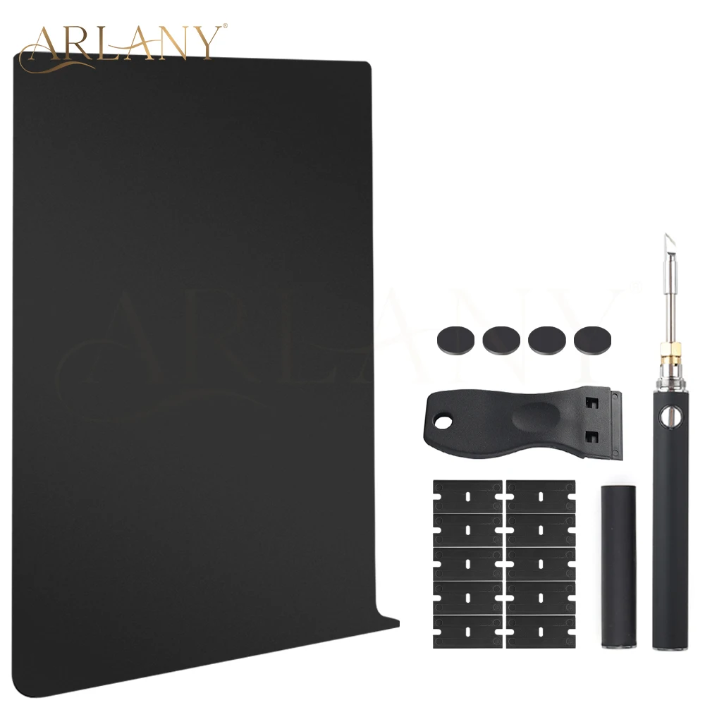 ARLANY Hair Extension Tape Remover Kit Tool for Tape In Extensions Tape Removal Plastic Scraper Set Electric Tape Remover