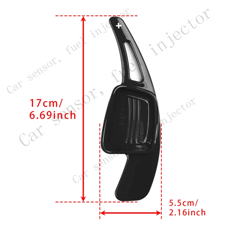 Q+ Steering Wheel Paddle Shifter Extension For Audi Q3 Q5 Q7 S3 S4 Black EG