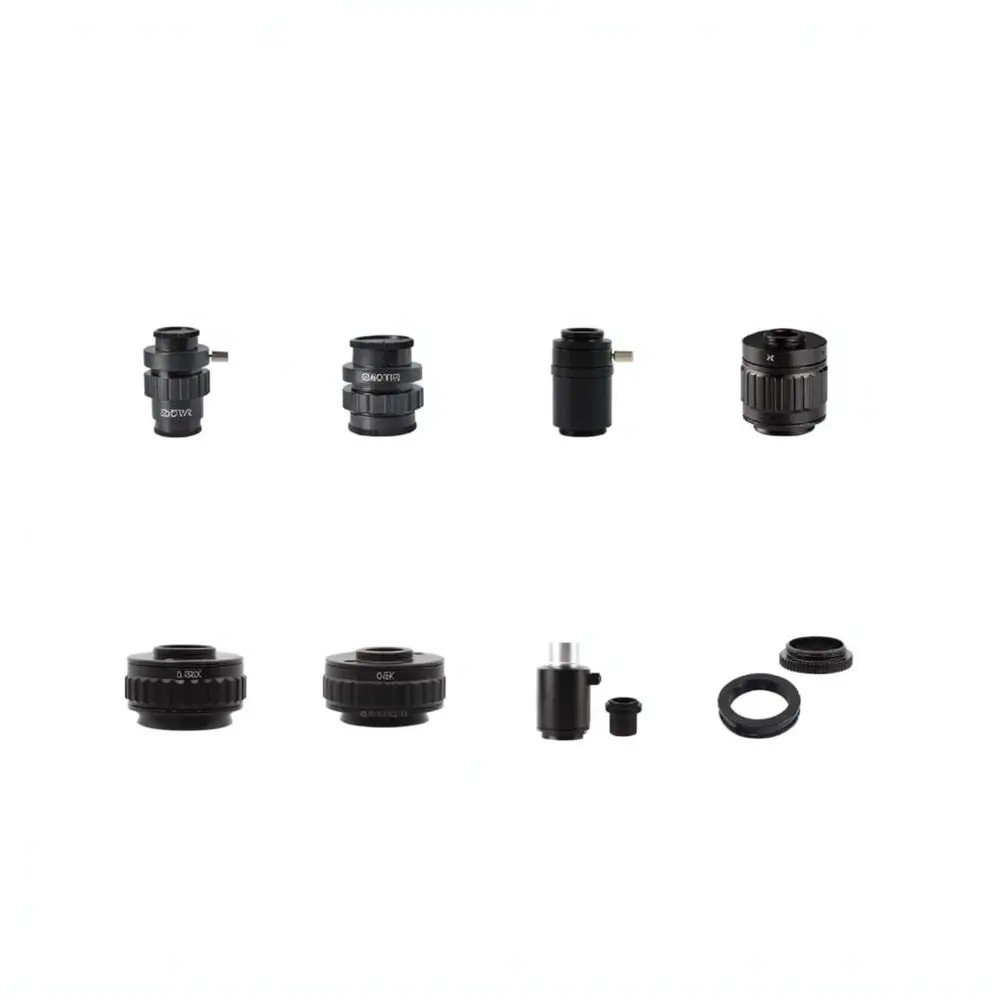 Trinocular Microscope CTV Lens Mount 0.35X 0.5X For Industrial Camera Digital Image Recording Connector Accessory